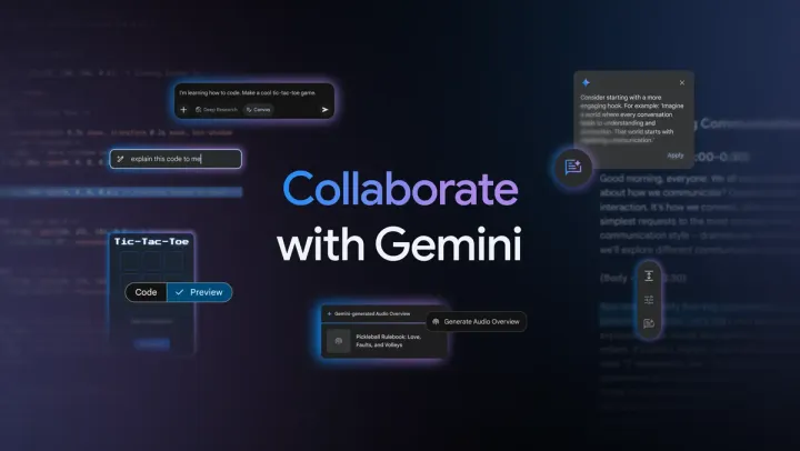 Google Gemini krijgt nieuwe functies voor samenwerken en creativiteit
